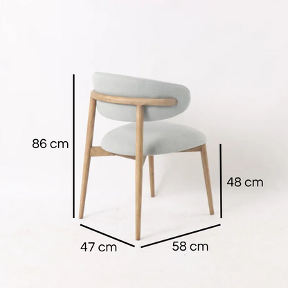 Silla Milo Gris
