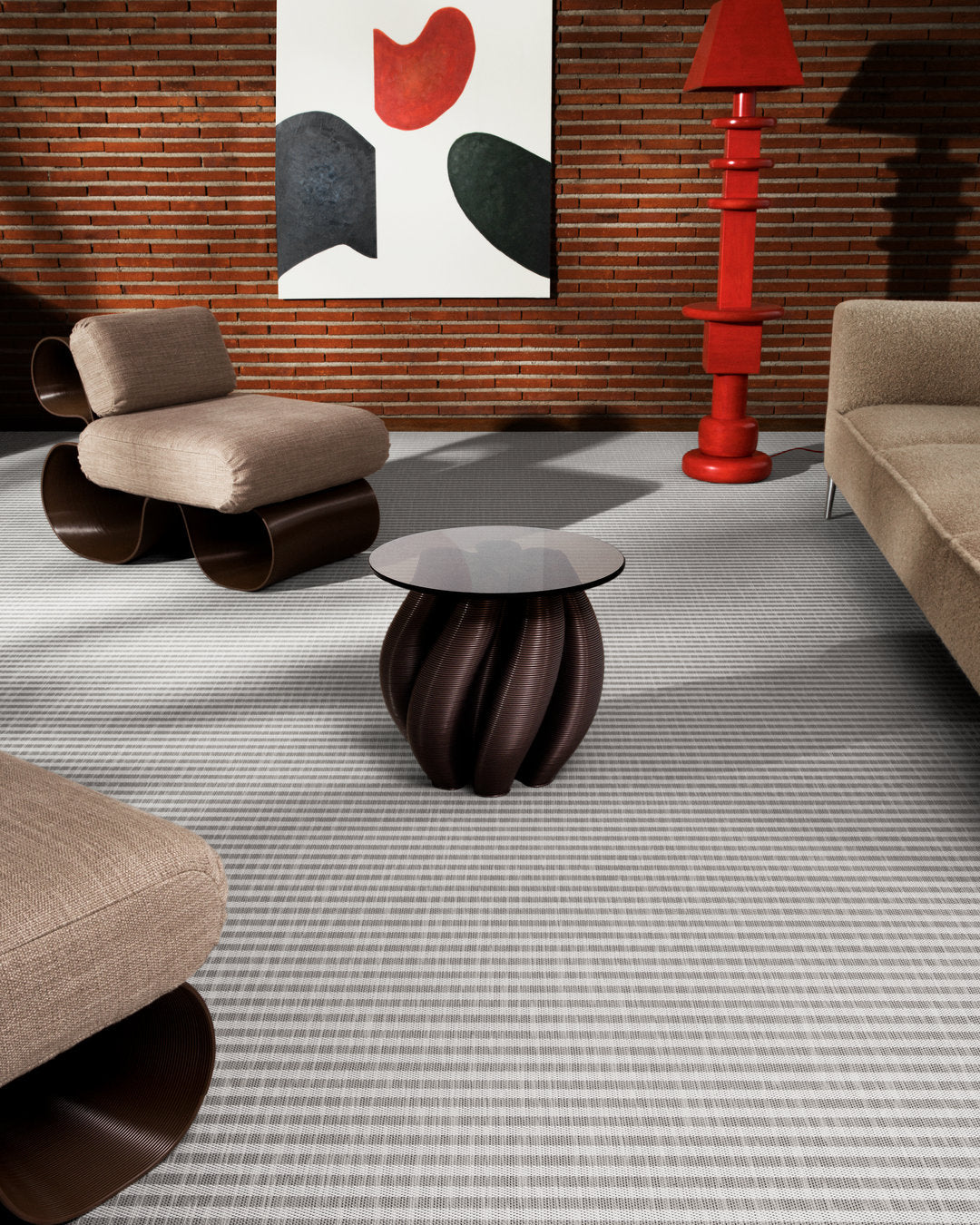 Graphic Modelo Duo Grey – aplicación en interior