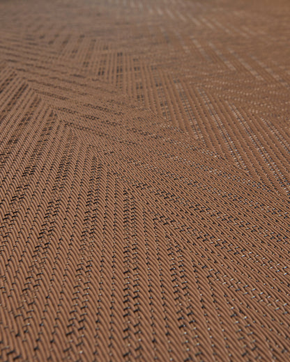Graphic Modelo Herringbone Cinnamon – textura de cerca