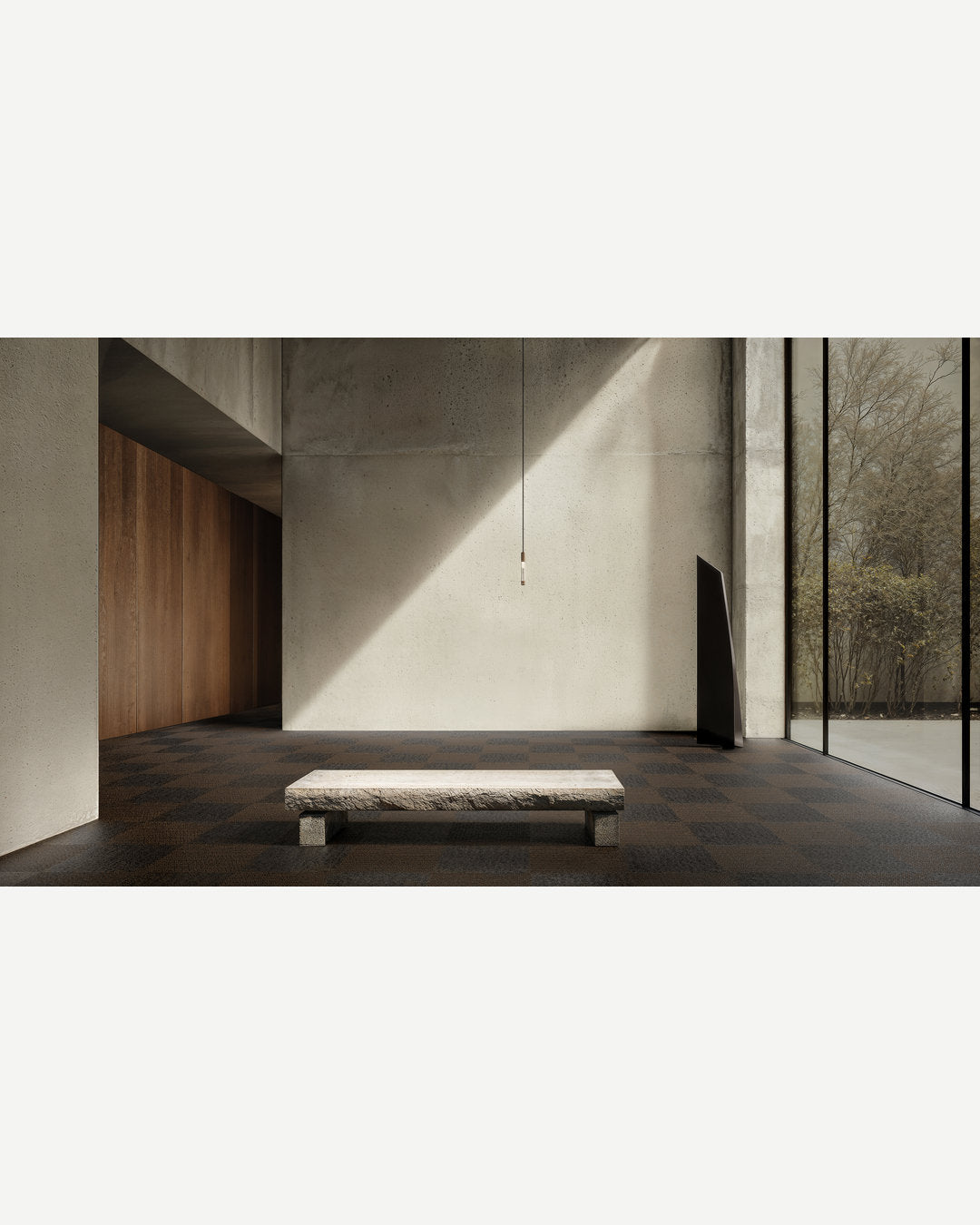 Riff Modelo Blackish Brown – aplicación en interior