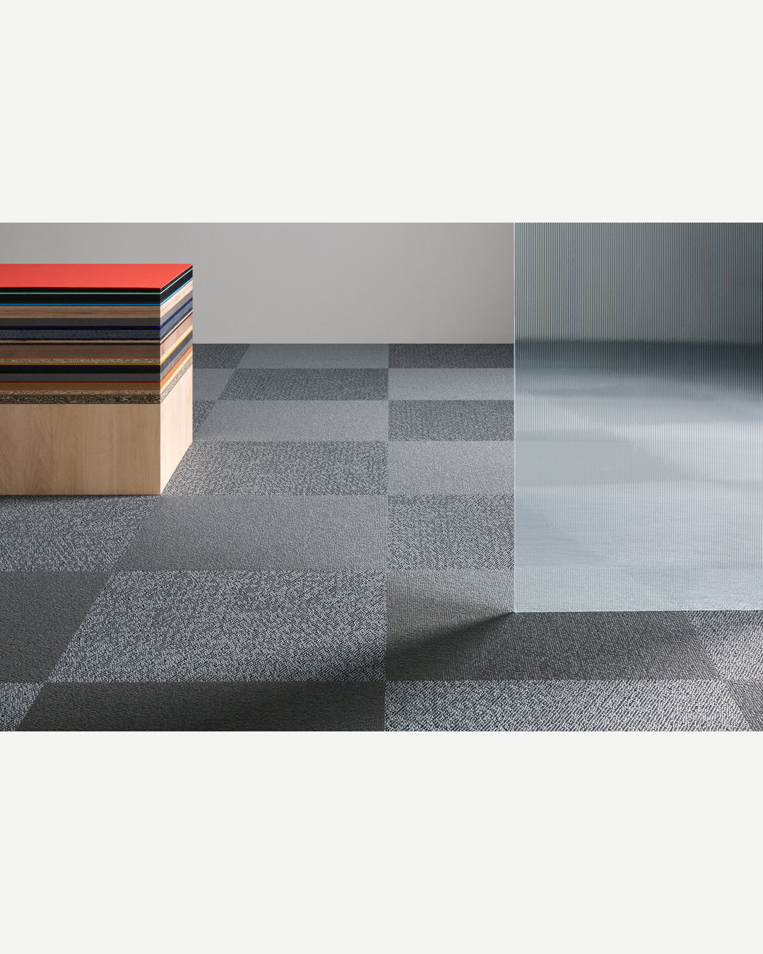 Riff Modelo Greyish Metal – aplicación en interior