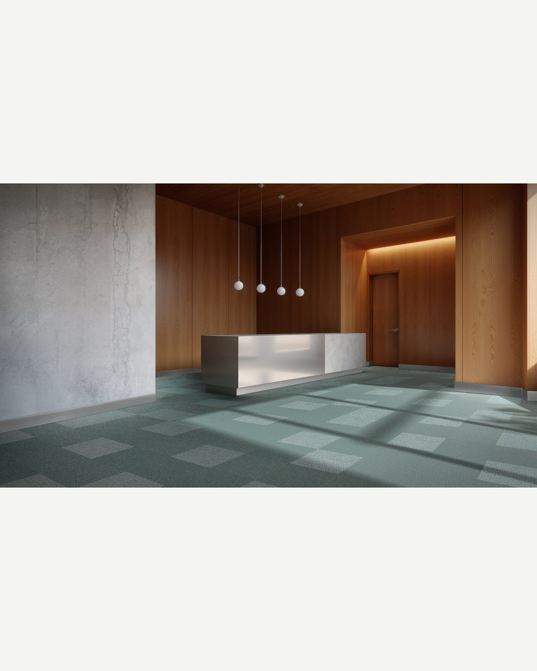 Riff Modelo Greyish Teal – aplicación en interior