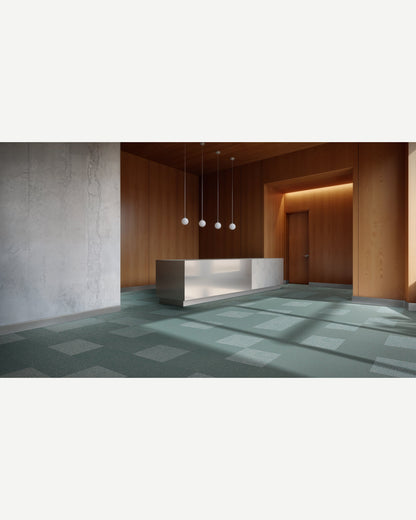 Riff Modelo Greyish Teal – aplicación en interior