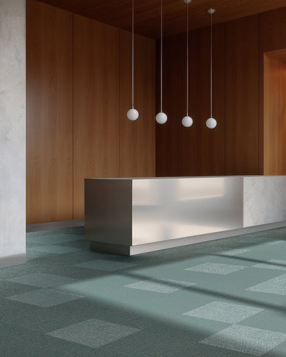 Riff Modelo Greyish Teal – aplicación en interior